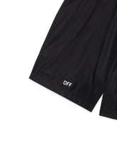 logo print swim shorts